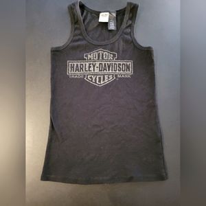 Womens Harley davidson black tank top